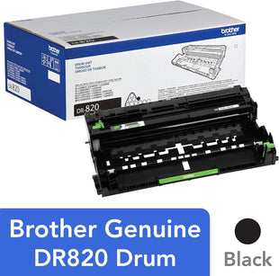 Brother DR820 Drum Unit, Yields up to 30,000 Pages - Black