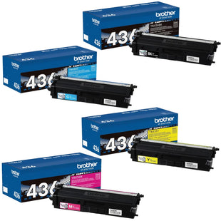Brother TN436 High Yield Toner Cartridge 4-PACK