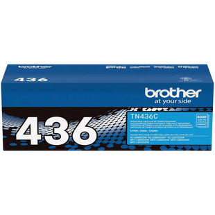 Brother TN436C Cyan 6,500 Pages High Yield Toner Cartridge