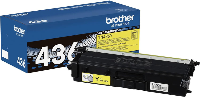 Brother TN436Y Yellow 6,500 Pages High Yield Toner Cartridge